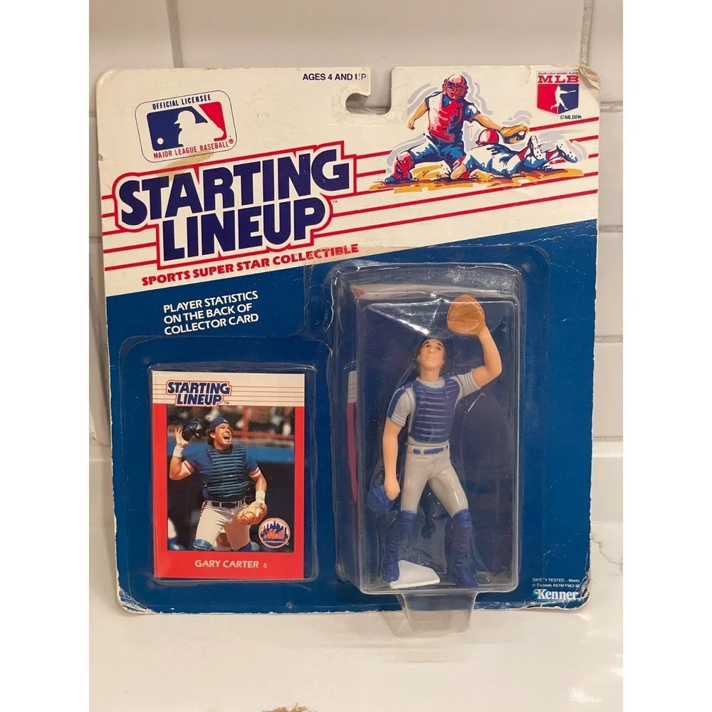 Vintage Gary Carter Starting Lineup Figure Card NY Mets MLB 1988‎ Sealed